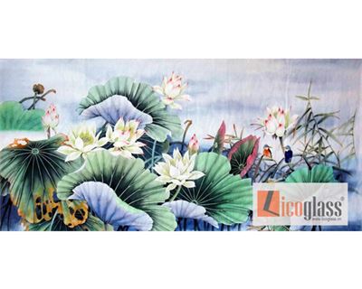 TRANH KÍNH HOA SEN LCG74
