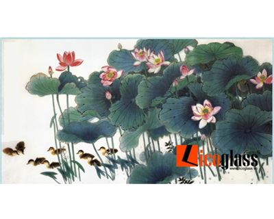 TRANH KÍNH HOA SEN LCG67