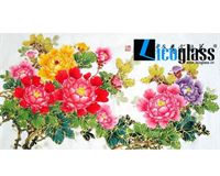 TRANH KÍNH HOA MẪU ĐƠN LCG03