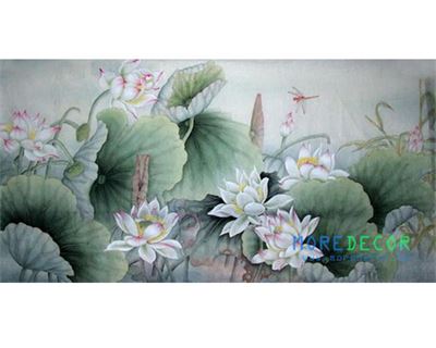 TRANH KÍNH HOA SEN LCG27