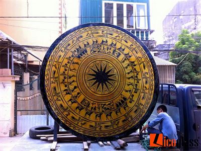 TRANH KÍNH TRỐNG ĐỒNG 