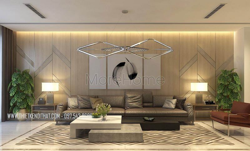 Mẫu Sofa bọc da màu xám hiện đại cho phòng khách nhà phốchung cưđẹp sang trọng