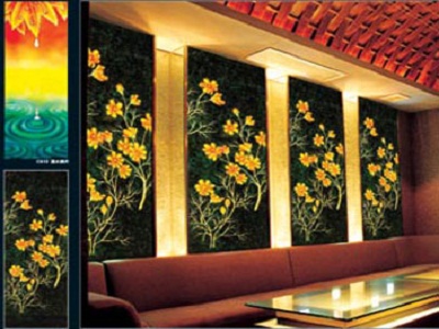 Tranh kính nghệ thuật HÀ NỘI độc đáo 